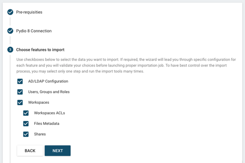 Migration Tool from Pydio 8 (Beta)