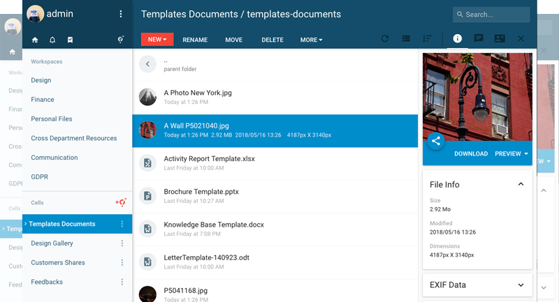 Pydio Home Features