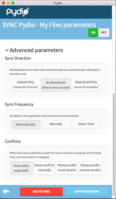 PydioSync