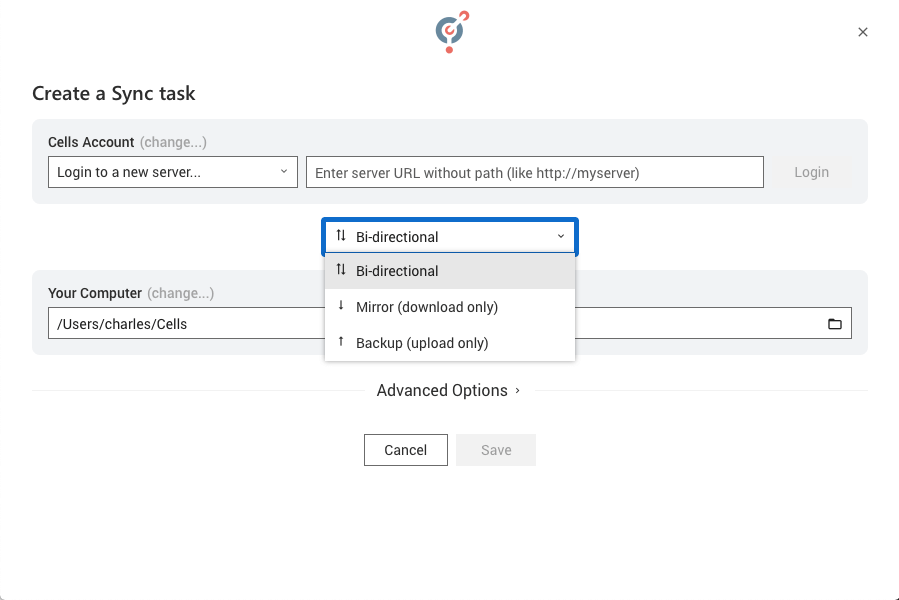 Sync - Task Create